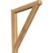 Ekena Millwork Traditional Craftsman Rough Sawn Outlooker, Western Red Cedar, 6"W x 46"D x 46"H OUT06X46X46TRA04RWR - alternate 1
